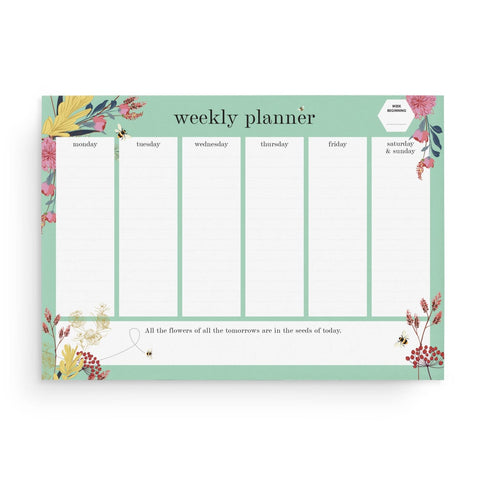 Affirmations 2025 Bee A4 Desk Planner