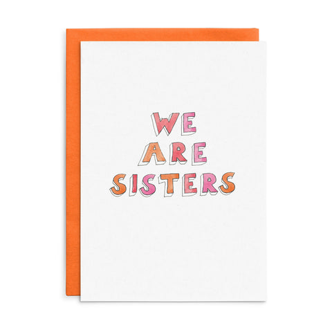 C017 - We are sisters. - Cottonwood Family Card