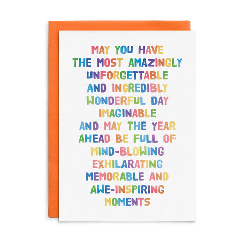 C037 - May you have the most amazingly... - Cottonwood Birthday Card