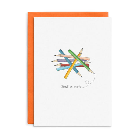 C043 - Just a note... - Cottonwood Thinking of You Card