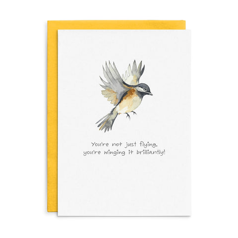C045 - You're not just flying... - Cottonwood Inspirational Card