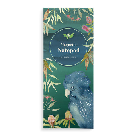 CLN03 - Cottonwood Magnetic List Notepad - Cockatoo