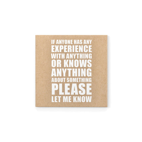 DMG021 - If anyone has any experience... - Defamations Magnet
