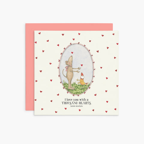 K037 - I love you - Twigseeds Greeting Card