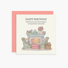 K384 - Happy Birthday. Here's to cosy days... - Twigseeds Birthday Card