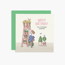 K386 - Happy Birthday. You are blooming wonderful! - Twigseeds Birthday Card