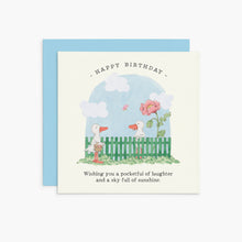 K389 - Happy Birthday. Wishing you a pocketful of laughter..e. - Twigseeds Birthday Card