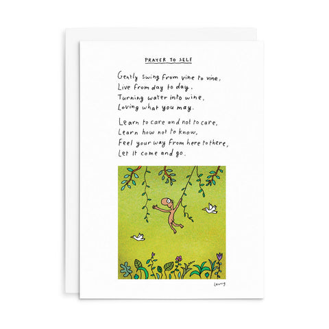 L016 - Prayer to Self. - Leunig Greeting Card
