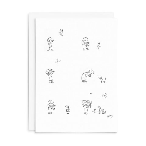 L025 - Doom And Gloom. - Leunig Greeting Card