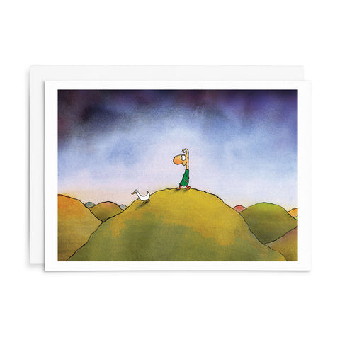L039 - Wandering. - Leunig Greeting Card
