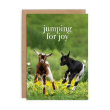M154 - Jumping for Joy - Baby Greeting Card
