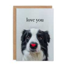 M155 - Love you - Dog Love Card
