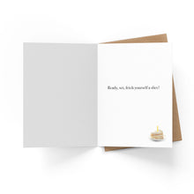 M160 - Did someone say cake? - Dog Birthday Card