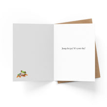 M167 - Hoppy Birthday. - Animal Birthday Card