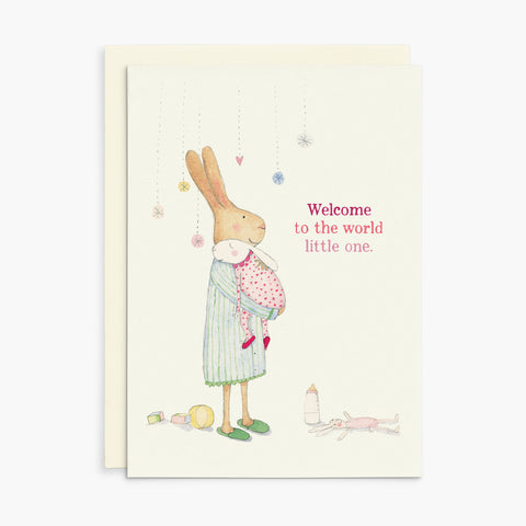 RGC001 - Welcome to the world little one - Ruby Red Shoes Baby Card