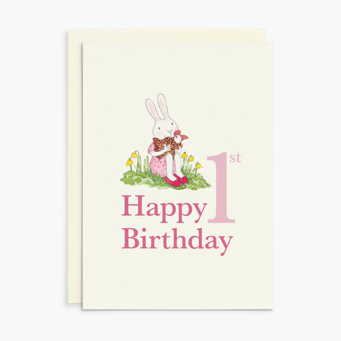 RGC002 - Happy 1st Birthday - Ruby Red Shoes Birthday Card