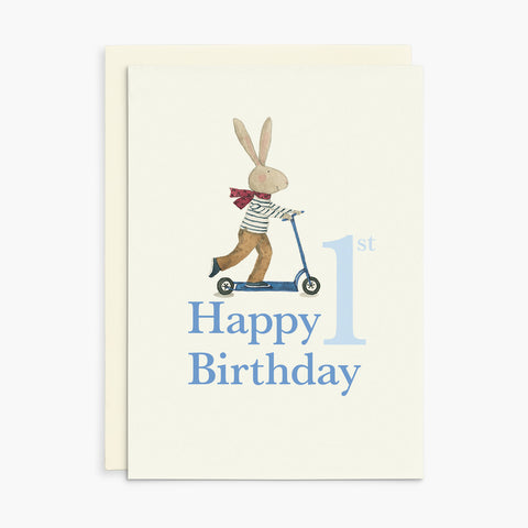 RGC003 - Happy 1st Birthday - Ruby Red Shoes Birthday Card