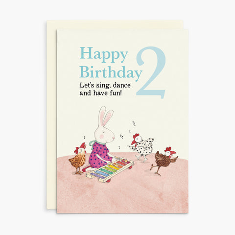 RGC004 - Happy Birthday (2) - Ruby Red Shoes Birthday Card