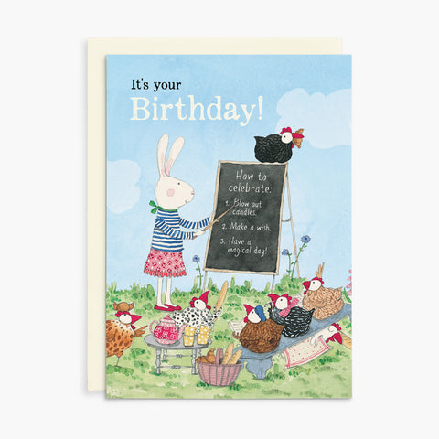 RGC008 - It's your birthday  - Ruby Red Shoes Birthday Card