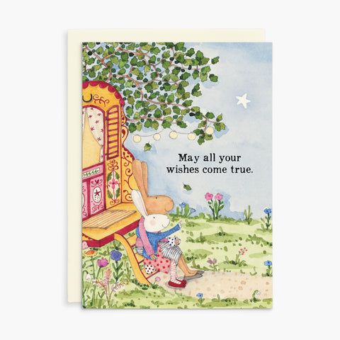 RGC012 - May all your wishes comes true - Ruby Red Shoes Greeting Card