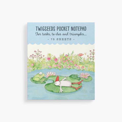 TPN01 - Twigseeds Pocket Notepad - Lily Pad