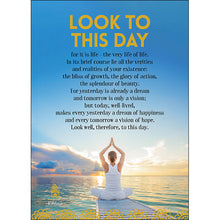 A123 - Look to this day - Spiritual Greeting Card