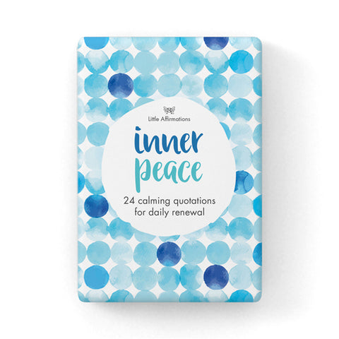 DIP - INNER PEACE - 24 AFFIRMATION CARDS + STAND