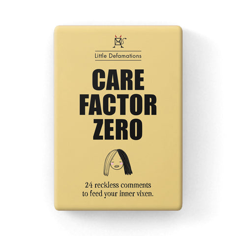 DLD008 - Care Factor Zero - 24 card pack