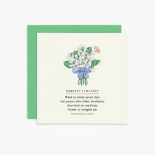 K315 - What is lovely never dies Twigseeds sympathy card