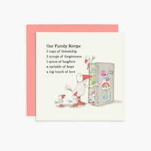 K330 - Our family recipe - Twigseeds Family Card