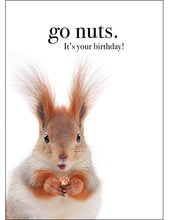 M012 - Go Nuts - Animal Greeting Card