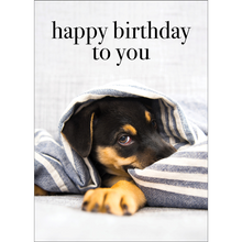 M142 - Happy birthday to you - Dog Greeting Card