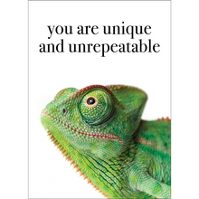 M146 - You are unique - Lizard Greeting Card