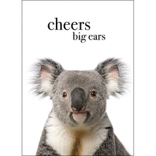 M098 - Cheers big ears! - Animal Greeting Card